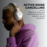 Everyday Bluetooth Headphones - Over The Ear, Active Noise Cancelling Wireless Headphones + Awareness Mode, Bluetooth Headset with Mic, 40 Hours of