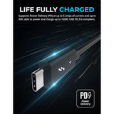 SABRENT Thunderbolt 4 Active Cable with E-Marker Chip [6.5 Feet / 2 Meters] (C