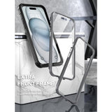 Guardian Magpro Case For Iphone 15 Plus 6.7 Inch,[Compatible With Magsafe][20 Ft Mil-Grade Drop Tested] Full-Body Shockproof Rugged Clear Cover With Built-In Screen Protector, Black/Clear