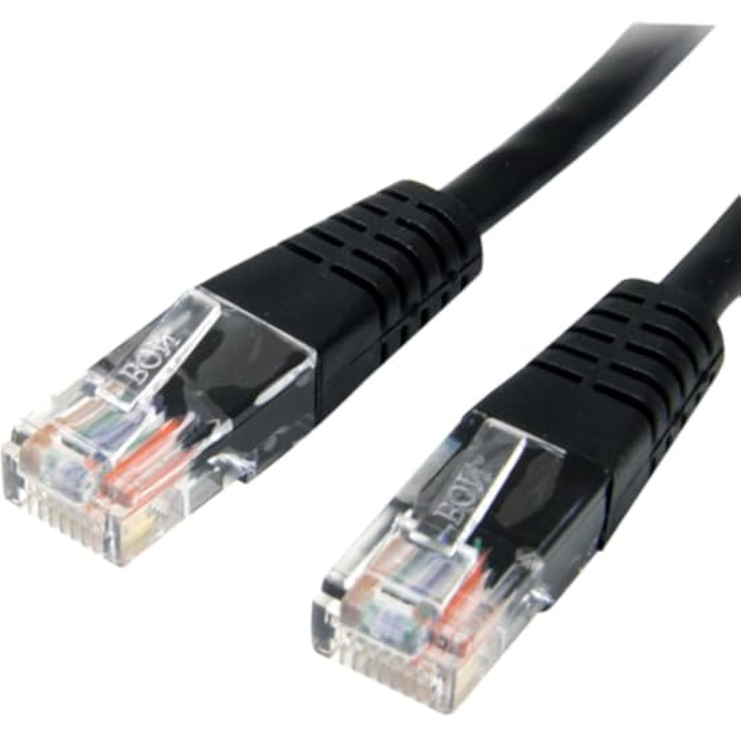 StarTech.com Cat5e Ethernet Cable - 10 ft - Black - Patch Cable - Molded Cat5e