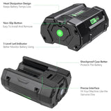 5.0Ah 56V Replacement Battery For Ego 5000Mah Lithium-Ion Battery Model Ba2800 Ba2800T Ba4200 Ba1400 Bat1400T Ba5600T Lithium-Ion Compatible With Ego 56V Power Tools