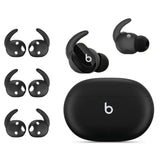 3 Pair Silicone Anti Slip Earhooks Eartips For Beats Studio Buds [Not Fit In Case] (Black)