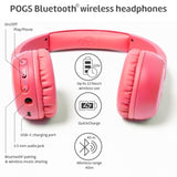 Kids Bluetooth Wireless Headphones | The Gecko 2 | Foldable, Durable Headphones For Kids 3+ | Volume Limited 85 Db, Microphone | On-Ear | Wireless Music-Sharing Function (Rgrey)