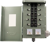 Emergen Transfer Switch, 30 Amp 10-Circuit, 10 Ft Cord, 7,500 W  Service Kit W/ 2 Extra Rocker Switches