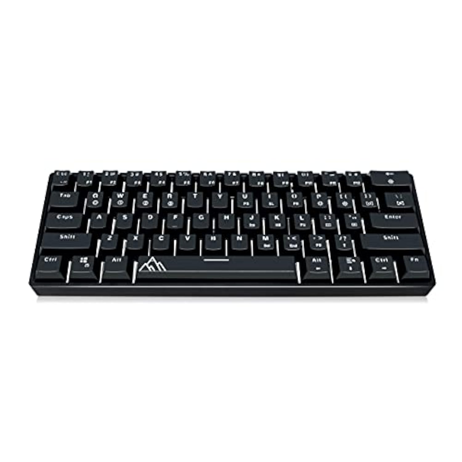 Gk61 - Hot-Swappable 60% Mechanical Keyboard With Extra Colorful Keycaps, Rgb