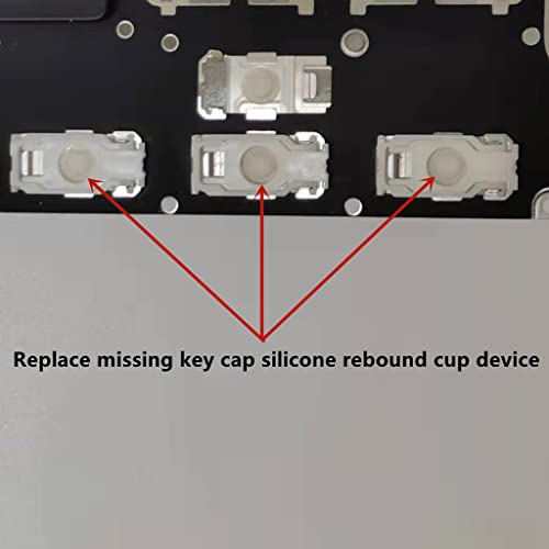 Replacement Keyboard Arrow Keys Silicone Rebound Cup Mechanism Compatible With Macbook Pro/Air Model A2141 A2251 A2289 A2179 A2337 A2338 A2442 A2485 M1 Pro/Max 2019-2024 Keyboard