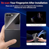 3 Pack Glass Front Screen Protector For Samsung Galaxy Z Flip 7,9H Tempered Glass,Fingerprint Unlock,Anti-Scratch,Bubble Free,Case Friendly