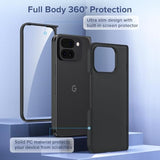 for Google Pixel 9 Pro Fold 2024 Case with Built-in Screen Protector[Anti-Scratch][Hinge Protection] Slim Fit Shockproof Full Body Protective Cover