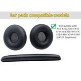 Replacement Earpads Compatible With Akg K402 K403 K420 K430 K450 K451 K452 K480 K24P K26P K412P Headphones, Protein Leather Memory Foam Ear Cushions, Noise Isolating Comfort Ear Pads (Black)