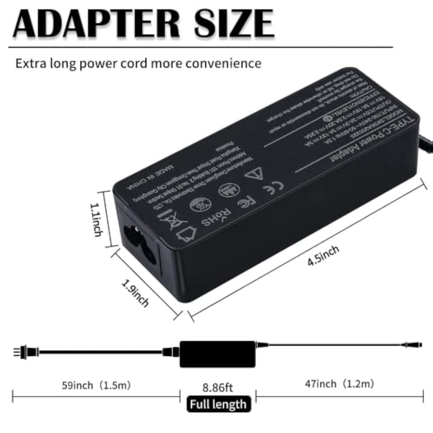Usb-C-Chromebook-Charger-Replacement For Hp Chromebook X360 15 14 14A 14B 14C