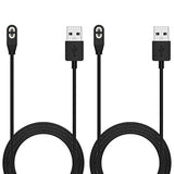 2 Pack Compatible For Shokz Charging Cable,Magnetic Charger Cord Compatible For Aftershokz Aeropex As800,Shokz Openrun Pro,Openrun,Openrun Mini,Opencomm Bone Conduction Headphones