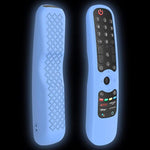 Mr21Gc Remote Cover Replacement For Lg Anmr21Ga / Anmr21Gc Magic Remote Control W/Nfc (2021), Blue Silicone Case Skin Glow In The Dark