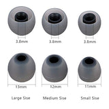 Silicone Earbud Tips Replacement Earbuds Cap Eartips Tips Eargels 9 Pairs S M L