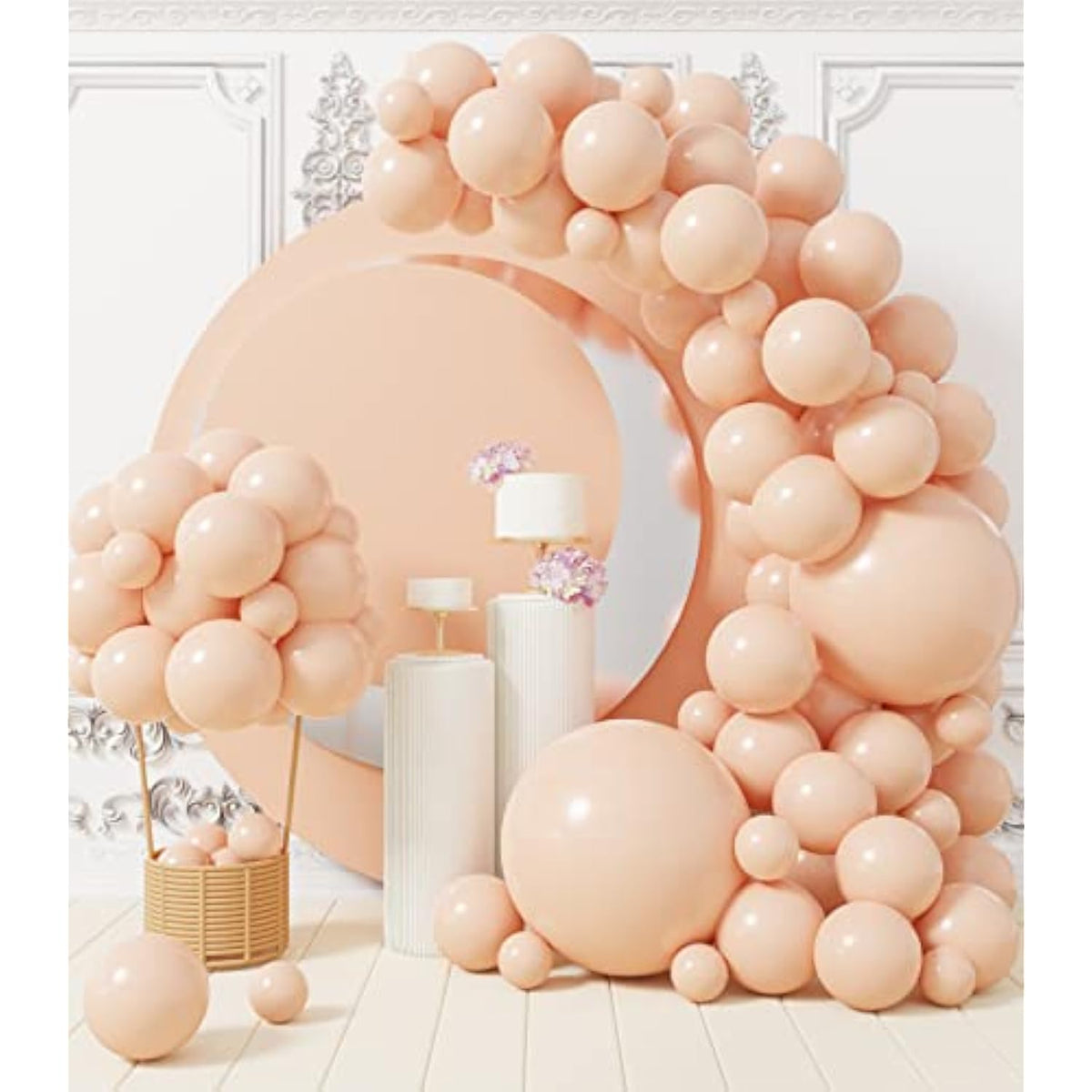 100 Pcs Fuchsia Balloon Arch Garland Kit 18/10/5 Inch Different Sizes