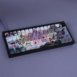 Pbt Keycaps - Side Print Keycap Set,135 Keys Double Shot Shine Through Landscape Painting Custom Keycaps,Cherry Profile Keyboard Key Caps For Cherry Mx Switches Mechanical Keyboards