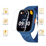 [5 Pack] screen protector for BIGGERFIVE smart watch BW02, Case Friendly HD Clear [Anti-Scratch] [Bubble Free] [Anti-Fingerprint] PET Film for