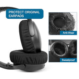 Gvoears Headphone Ear Pads Covers With Stretchable Fabric For Beats Studio 3/2 Wireless/Wired Bose Qc35 25 15 Headphones And Other Headsets With 8-11Cm(3.14" - 4.33") Ear Cushions [ 2 Pairs ] (Black)