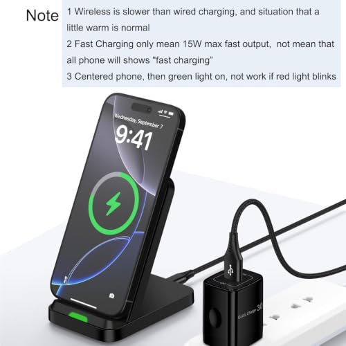 for Google Pixel 9, 10 Pro XL, Wireless Charger Phone Stand Station for Google Pixel 10a, 10, 10 Pro, 10 Pro Fold, 9, 9 Pro, 9 Pro XL, 8, 8 Pro, 7, 7