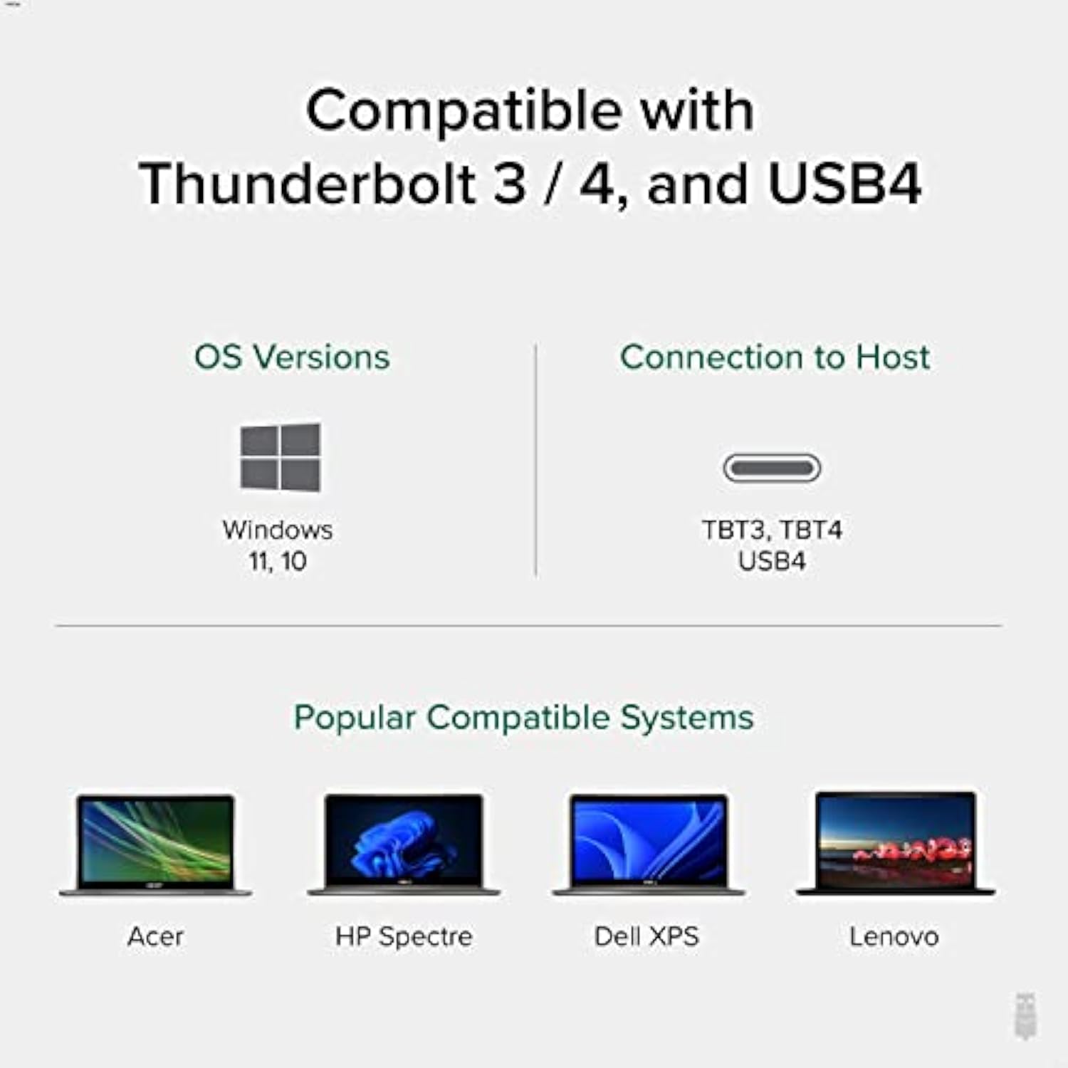 Windows Transfer Cable 6.6Ft (2M), Thunderbolt 10Gbps, Bundled With Bravura So