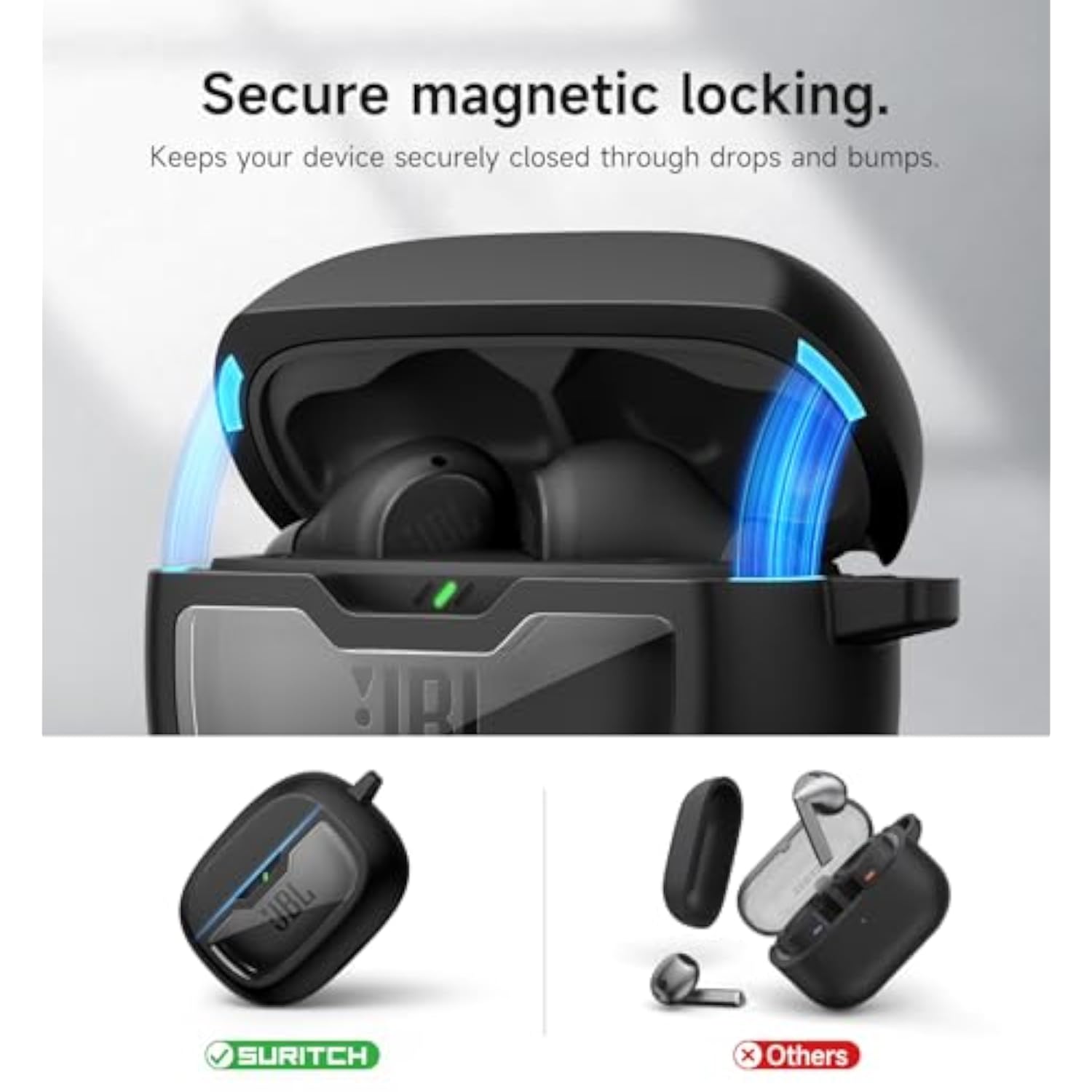 Protect Your JBL Vibe Beam 2 Earbuds with a Durable Magnetic Case