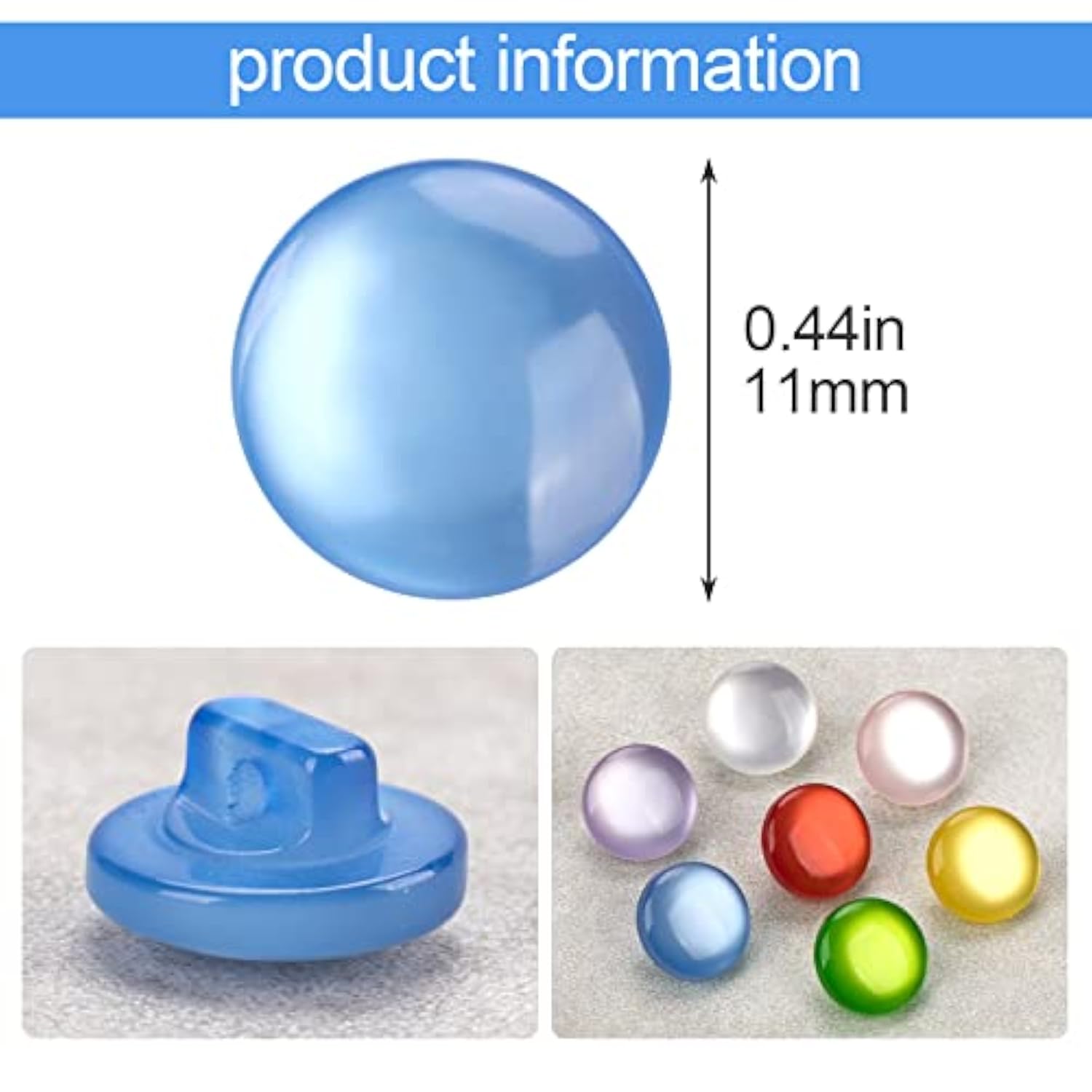 Colorful Mushroon Shape Sewing Buttons Craft Resin Pearl Fasteners Scr
