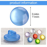 Colorful Mushroon Shape Sewing Buttons Craft Resin Pearl Fasteners Scr