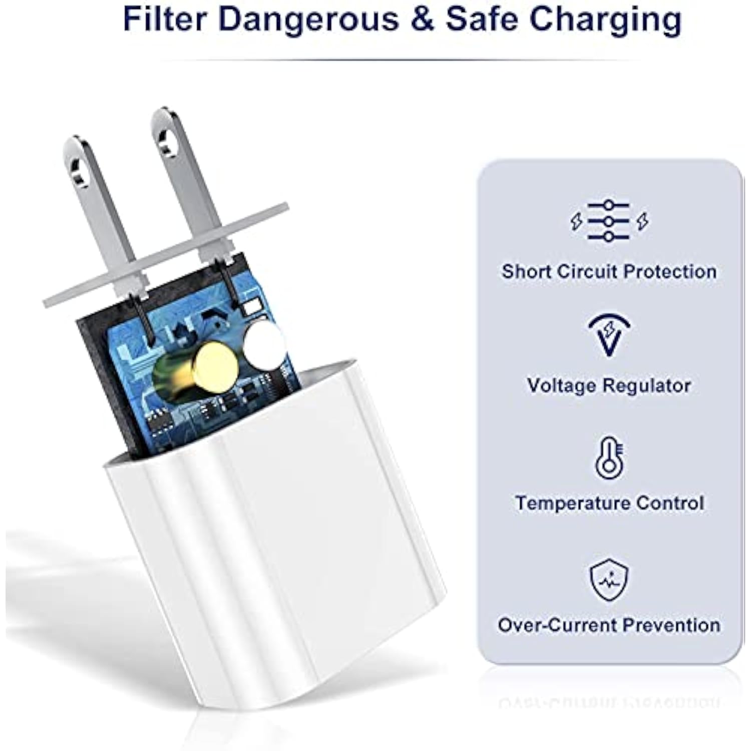 Iphone Fast Charger Block, [Apple Mfi Certified] 20W Usb C Wall Charging Plug,Type-C Power Adapter Brick Cube Box For Iphone 16 Pro Max/16 Pro/15 Plus/15 Pro Max/14/14 Pro Max/13/13 Pro/12/12 Mini/11