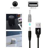 Usb To Dc 5V Power Cable, Dc 5.5X2.1Mm Plugs Charging Cord With 11 Interchange