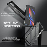 For Iphone 12 Case & For Iphone 12 Pro Case, [Built In Screen Protector And Kickstand] Heavy Duty Military Grade Protection Shockproof Protective Cover For Iphone 12, 6.1 Inch Black