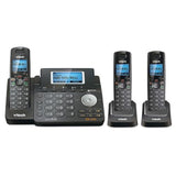 Ds6151-11 Dect 6.0 2-Line Expandable Cordless Phone + (2) Ds6101-11 Accessory Handset, Black