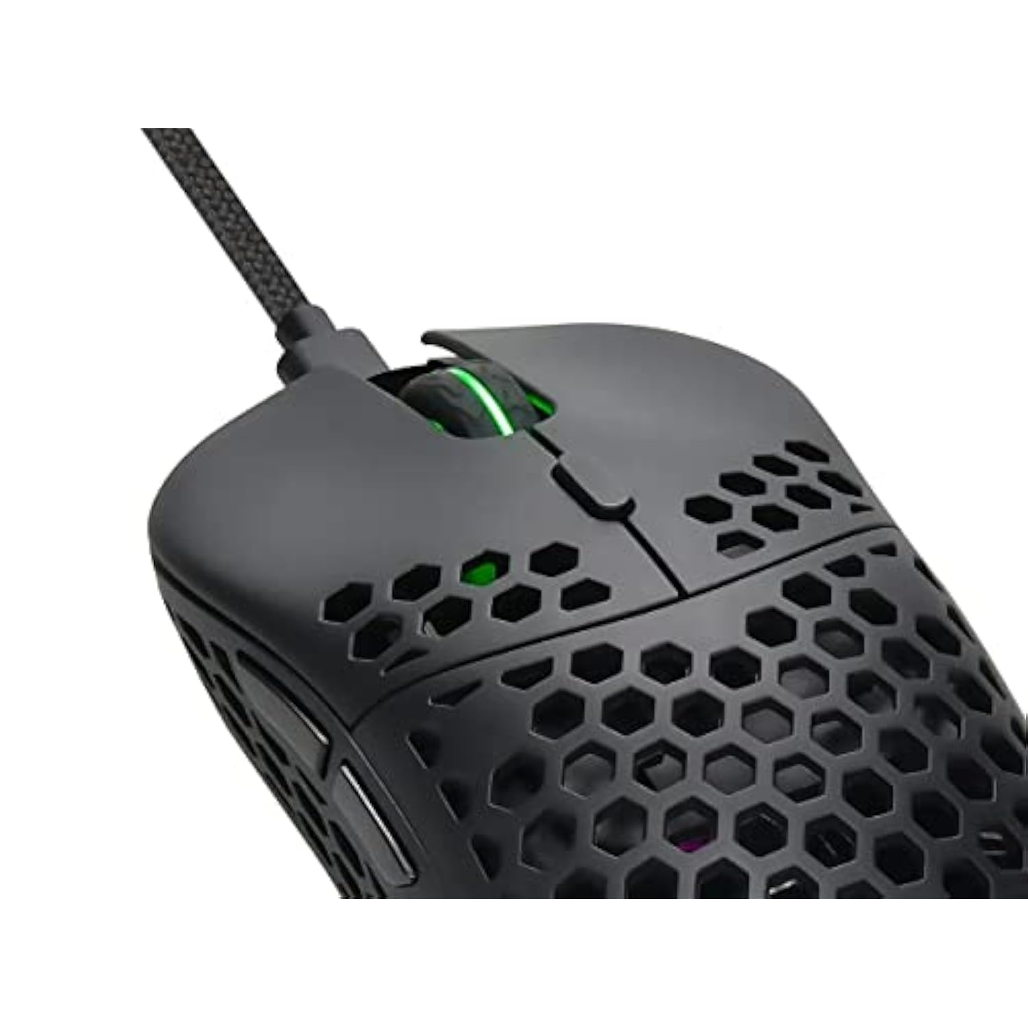 Hyper-K Wireless Ultralight Gaming Mouse - Pixart Optical Sensor, Offers 6 Programmable Dpi Settings - Dark Matter