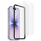 Anti Glare Matte Screen Protector For iPhone 17 Tempered Glass Anti Fingerprint Film 2-Pack with Easy Alignment Tool