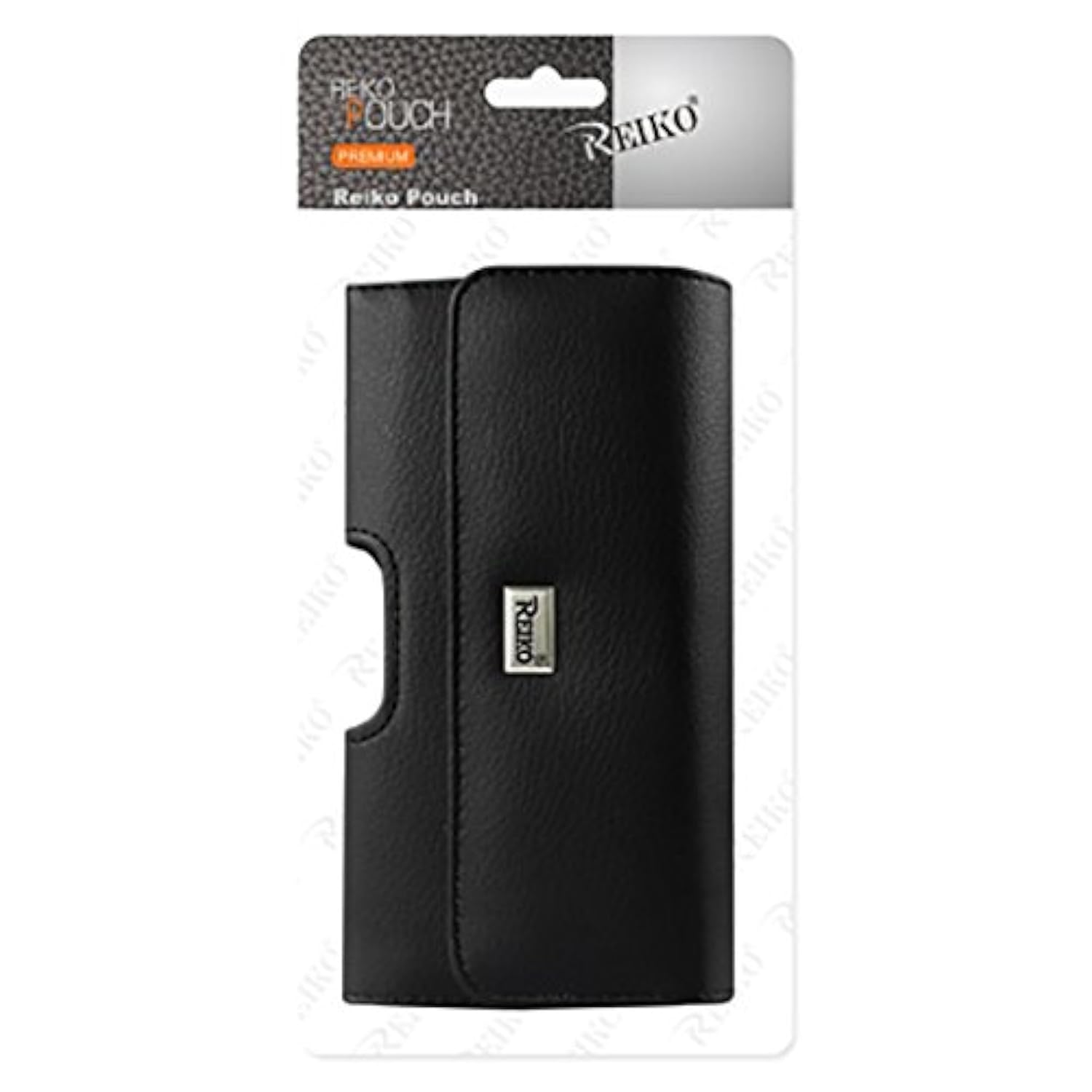 Plus Size Black Leather Wallet Pouch Clip ( Plus Size Compatible With The Apple Iphone 8 Plus / 7 Plus / 6S Plus With A Heavy Duty Hybrid Case On ) And Zoomazig Stylus