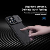 iPhone 14 Pro Max Polycarbonate Protective Case with Camera Cover - Black