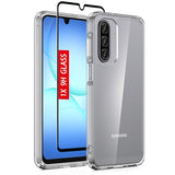for  Galaxy-A17-5G Phone Case: Military-Grade Shockproof Phone Cover with Tempered Glass Screen Protector, Anti-Scratch & Reinforced Bumpers -