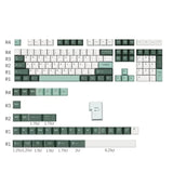 Gtsp Custom Gaming Keycap Set 144-Key Cherry Mx Keycaps 60 Percent Sub-Dye For