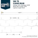 Christmas String Lights Indoor,300(3X100) Mini Warm Fairy Light,64.5Ft Lighting Decor For Patio Dorm Classroom Bedroom H