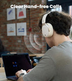 W80 Over Ear Headphones with -49dB Active Noise Cancelling, LDAC Hi-Res Wired & Wireless, AI Clear Call, Fast Charging, Multipoint Connection,
