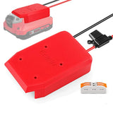 Power Wheels Adapter For Craftsman 20V Dock Power Connector 12 Gauge Robotics Rc Toy & Car,E-Bike(With Wire Terminals & 30A Fuse)