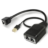 Rj45 Gigabit Ethernet Splitter Switch Cable,Rj45 1 Male To 2 Female 1000Mbps H