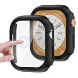 [2 Pack] Case For Apple Watch Screen Protector 40Mm Series 4/5/6/Se/Se 2Nd Gen With Tempered Glass Overall Protective Hard Pc Bumper Lightweight 2 In 1 Cover Compatible Iwatch Accessories