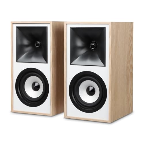 S4000 2.0 Studio Monitor Speakers,4 inch 80W Bluetooth Powered Bookshelf Speakers,XLR/6.5mm TRS/RCA Inputs, for Home Studio & Music