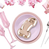 20 Pcs Disposable Party Pates Funny Paper Plates Set Glitter Bachelorette Party Favors Decorations Bridal Showers Bride To Be Supplies Rose Gold Bachelorette Party Decoration Supplies