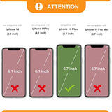 Detachable Wallet Case For Iphone 14 Plus Rfid Blocking Card Slots Holder Premium Pu Leather Magnetic Kickstand Shockproof Wrist Strap Removable Flip Protective Cover 5G 6.7 Inch (Brown)