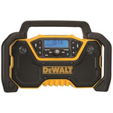 DEWALT 12V/20V MAX Portable Bluetooth Radio, Cordless, 100 ft Range, 3.5” Subwoofers, Jobsite (DCR028B)