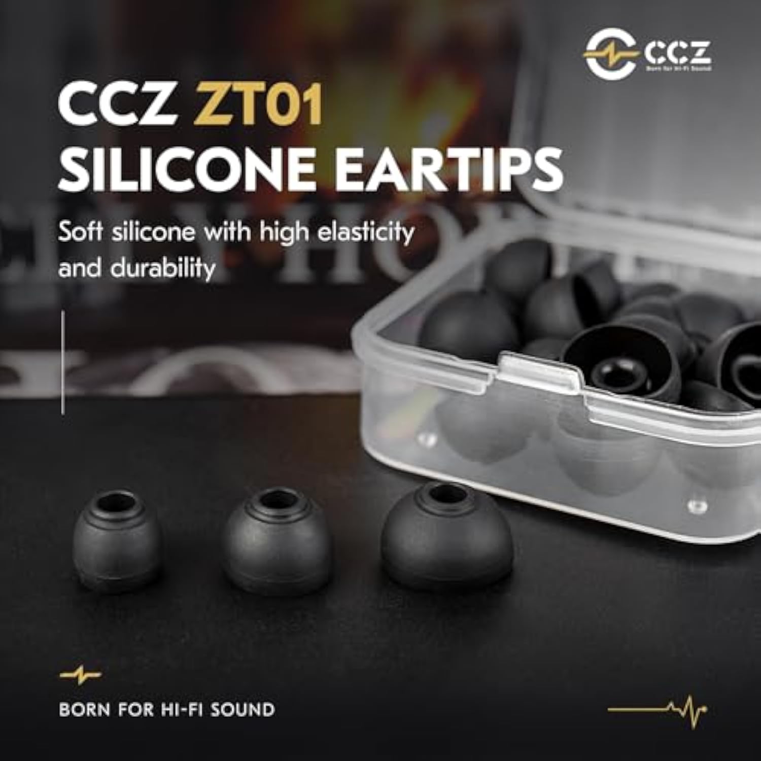 12 Pairs Ccz Zt01 Silicone Eartips,Zs10 Pro Soft Silicone Iem Eartips Earbuds,Ddurability Replacement Earbud Tips For Kz Zst Zs10 Pro X Edx Pro Zsn Pro X Zsn Pro Zs10 Pro2 Wan'Er/Castor/Edx Pro