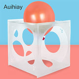 2-10 Inch Collapsible Plastic Balloon Sizer Box Cube, Balloon Size Mea
