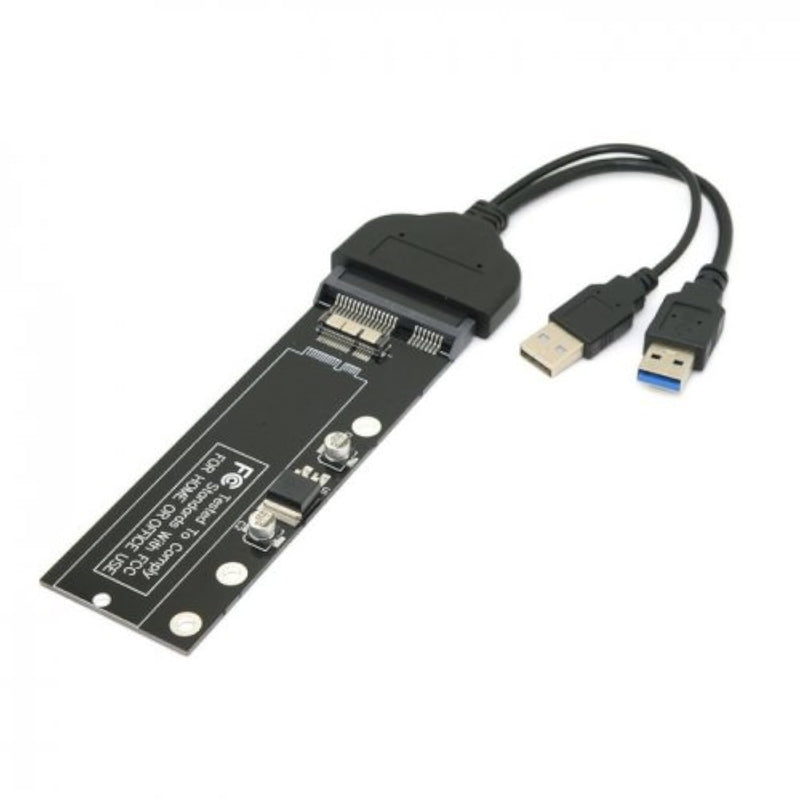 Cablecc USB 3.0 to 12+6pin SSD HDD to SATA 22Pin Hard Disk Cartridge Drive for