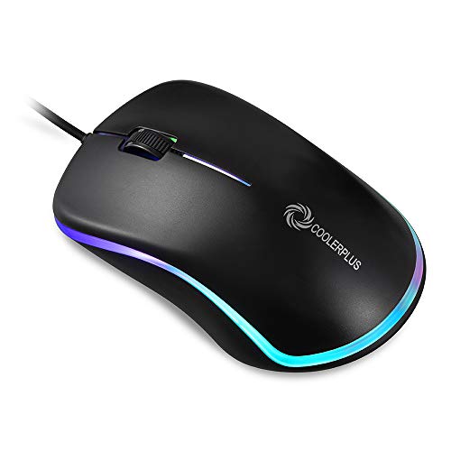 Fc112 Usb Optical Wired Computer Mouse With Easy Click For Office And Home, 1000Dpi, Premium And Portable,Compatible With Windows Pc, Laptop, Desktop, Notebook (Black)