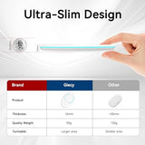 Ultra Slim Undetectable Mouse Mover, Mouse Jiggler With Adjustable Interval Timer, Simulates Realistic Mouse Movement For Keeping Computer Laptop Active Office Home Remote Work (White)